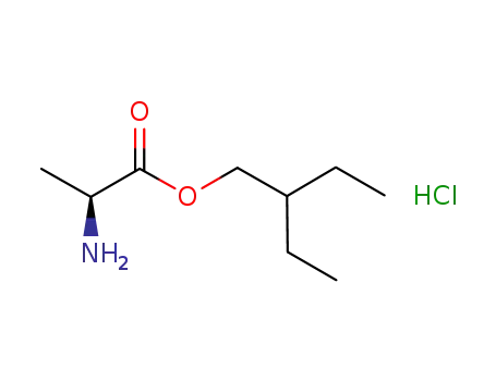 2-ethylbutyl (S)-2-aminopropanoate hydrochloride