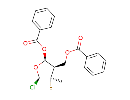 ((2R,3R,4R,5R)-3-(benzoyloxy)-5-chloro-4-fluoro-4-methyltetrahydrofuran-2-yl)methylbenzoate