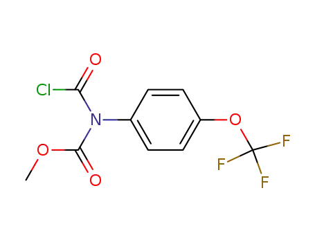 chloroformyl(4-trifluoromethoxyphenyl)carbamic acid methyl ester