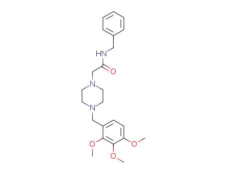 N-Benzyl-2-[4-(2,3,4-trimethoxy-benzyl)-piperazin-1-yl]-acetamide
