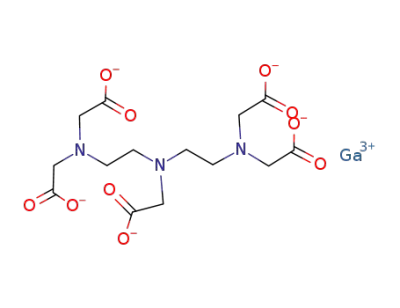diethylenetriaminepentaacetic acid, Ga(III)-salt, dianion
