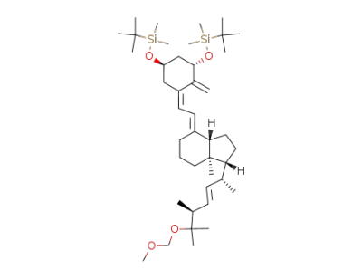 1α-[(tert-butyldimethylsilyl)oxy]-25-[(methoxymethyl)oxy]previtamin D<sub>2</sub> tert-butyldimethylsilyl ether
