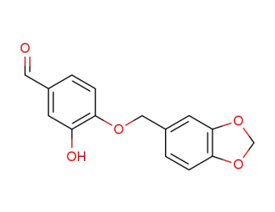4-(Benzo[1,3]dioxol-5-ylmethoxy)-3-hydroxy-benzaldehyde