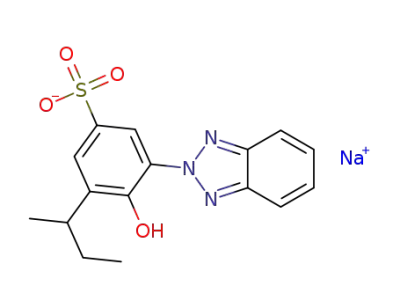 sodium salt of 5-benzotriazolyl-4-hydroxy-3-sec-butylbenzenesulfonic acid