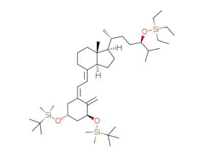 ((1R,3S,Z)-5-((E)-2-((1R,7aR)-7a-methyl-1((2R,5R)-6-methyl-5-(triethylsilyloxy)heptan-2-yl)dihydro-1H-inden-4(2H,5H,6H,7H,7aH)-ylidene)ethylidene)-4-methylenecyclohexane-1,3-diyl)bis(oxy)bis(tert-butyldimethylsilane)