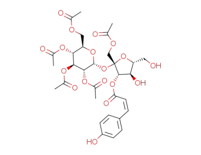 1,2',3',4',6'-penta-O-acetyl-3-O-(Z)-p-coumaroylsucrose