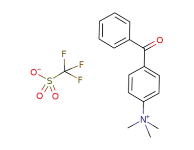 4-benzoylphenyltrimethylammonium triflate