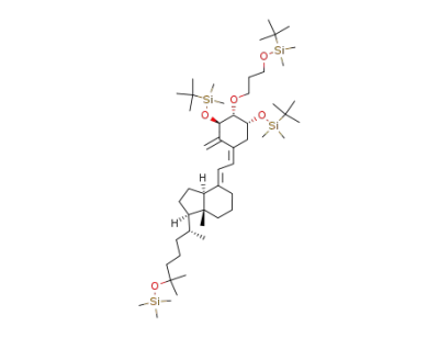 (1β,2α,3α,5Z,7E)-1,3-bis[(1,1-dimethylethyl)dimethylsilyloxy]-2-[3-[(1,1-dimethylethyl)dimethylsilyloxy]propoxy]-25-trimethylsilyloxy-9,10-secocholesta-5,7,10(19)-triene
