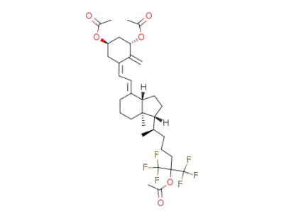 26,26,26,27,27,27-hexafluoro-1α,25-dihydroxycholecalciferol triacetate